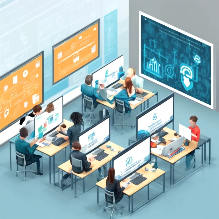 Cybersecurity Kursraum bei Risknexa